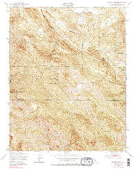 Burnett Peak California Historical topographic map, 1:24000 scale, 7.5 X 7.5 Minute, Year 1949