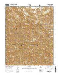Burnett Peak California Current topographic map, 1:24000 scale, 7.5 X 7.5 Minute, Year 2015