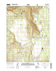 Burney California Current topographic map, 1:24000 scale, 7.5 X 7.5 Minute, Year 2015
