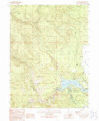 Burney Falls California Historical topographic map, 1:24000 scale, 7.5 X 7.5 Minute, Year 1990