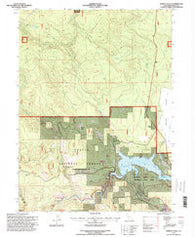 Burney Falls California Historical topographic map, 1:24000 scale, 7.5 X 7.5 Minute, Year 1995