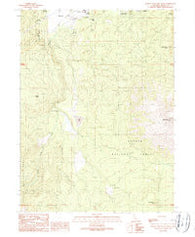 Burney Mountain West California Historical topographic map, 1:24000 scale, 7.5 X 7.5 Minute, Year 1990