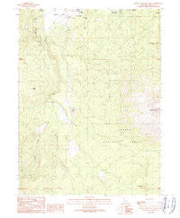 Burney Mountain West California Historical topographic map, 1:24000 scale, 7.5 X 7.5 Minute, Year 1990