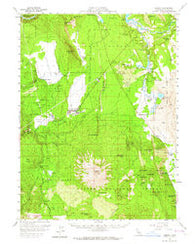 Burney California Historical topographic map, 1:62500 scale, 15 X 15 Minute, Year 1957
