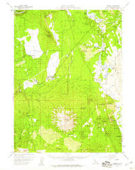 Burney California Historical topographic map, 1:62500 scale, 15 X 15 Minute, Year 1957