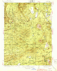 Burney California Historical topographic map, 1:125000 scale, 30 X 30 Minute, Year 1939