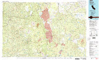 Burney California Historical topographic map, 1:100000 scale, 30 X 60 Minute, Year 1976