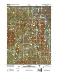 Burney Mountain East California Historical topographic map, 1:24000 scale, 7.5 X 7.5 Minute, Year 2012