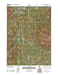 Burney Mountain West California Historical topographic map, 1:24000 scale, 7.5 X 7.5 Minute, Year 2012