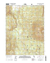 Burney Mountain West California Current topographic map, 1:24000 scale, 7.5 X 7.5 Minute, Year 2015