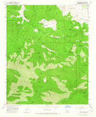Burnt Peak California Historical topographic map, 1:24000 scale, 7.5 X 7.5 Minute, Year 1958