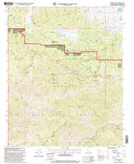Burnt Peak California Historical topographic map, 1:24000 scale, 7.5 X 7.5 Minute, Year 1995