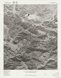 Burnt Peak California Historical topographic map, 1:24000 scale, 7.5 X 7.5 Minute, Year 1978