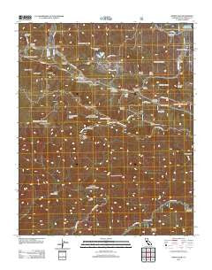 Burnt Peak California Historical topographic map, 1:24000 scale, 7.5 X 7.5 Minute, Year 2012
