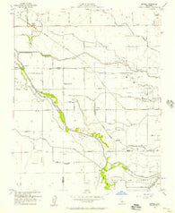 Burrel California Historical topographic map, 1:24000 scale, 7.5 X 7.5 Minute, Year 1954
