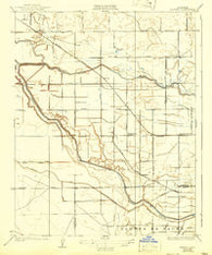 Burrel California Historical topographic map, 1:31680 scale, 7.5 X 7.5 Minute, Year 1927