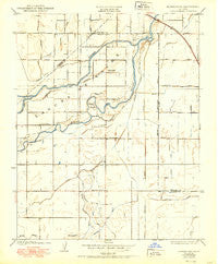 Burris Park California Historical topographic map, 1:24000 scale, 7.5 X 7.5 Minute, Year 1950