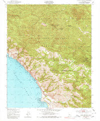 Burro Mountain California Historical topographic map, 1:24000 scale, 7.5 X 7.5 Minute, Year 1949