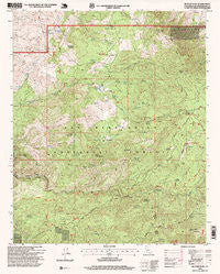 Butler Peak California Historical topographic map, 1:24000 scale, 7.5 X 7.5 Minute, Year 1996