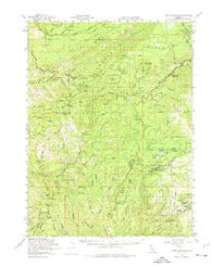Butte Meadows California Historical topographic map, 1:62500 scale, 15 X 15 Minute, Year 1958