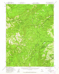 Butte Meadows California Historical topographic map, 1:62500 scale, 15 X 15 Minute, Year 1958