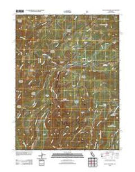 Butte Meadows California Historical topographic map, 1:24000 scale, 7.5 X 7.5 Minute, Year 2012