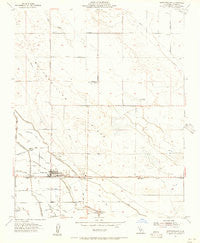Buttonwillow California Historical topographic map, 1:24000 scale, 7.5 X 7.5 Minute, Year 1954