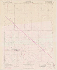 Buttonwillow California Historical topographic map, 1:24000 scale, 7.5 X 7.5 Minute, Year 1954