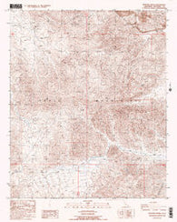 Buzzard Spring California Historical topographic map, 1:24000 scale, 7.5 X 7.5 Minute, Year 1986