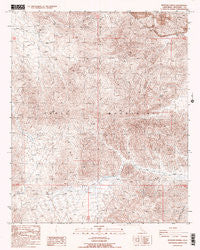 Buzzard Spring California Historical topographic map, 1:24000 scale, 7.5 X 7.5 Minute, Year 1986