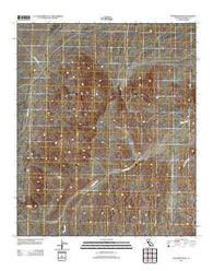 Buzzards Peak California Historical topographic map, 1:24000 scale, 7.5 X 7.5 Minute, Year 2012