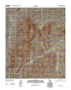 Buzzards Peak California Historical topographic map, 1:24000 scale, 7.5 X 7.5 Minute, Year 2012