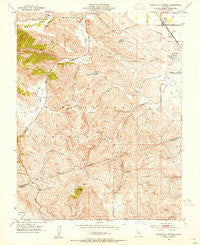Byron Hot Springs California Historical topographic map, 1:24000 scale, 7.5 X 7.5 Minute, Year 1953