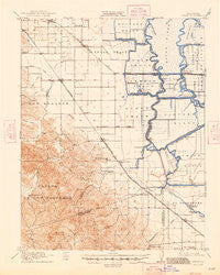 Byron California Historical topographic map, 1:62500 scale, 15 X 15 Minute, Year 1916