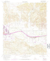 Cabazon California Historical topographic map, 1:24000 scale, 7.5 X 7.5 Minute, Year 1956