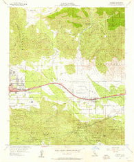 Cabazon California Historical topographic map, 1:24000 scale, 7.5 X 7.5 Minute, Year 1956