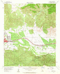 Cabazon California Historical topographic map, 1:24000 scale, 7.5 X 7.5 Minute, Year 1956