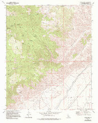 Cache Peak California Historical topographic map, 1:24000 scale, 7.5 X 7.5 Minute, Year 1973