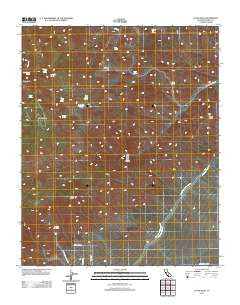 Cache Peak California Historical topographic map, 1:24000 scale, 7.5 X 7.5 Minute, Year 2012