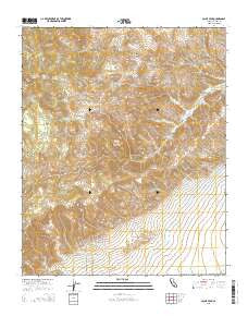 Cache Peak California Current topographic map, 1:24000 scale, 7.5 X 7.5 Minute, Year 2015