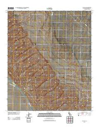Cactus California Historical topographic map, 1:24000 scale, 7.5 X 7.5 Minute, Year 2012