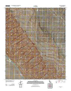 Cactus California Historical topographic map, 1:24000 scale, 7.5 X 7.5 Minute, Year 2012