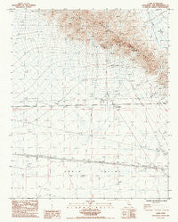 Cadiz California Historical topographic map, 1:24000 scale, 7.5 X 7.5 Minute, Year 1985
