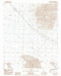 Cadiz Lake NW California Historical topographic map, 1:24000 scale, 7.5 X 7.5 Minute, Year 1986
