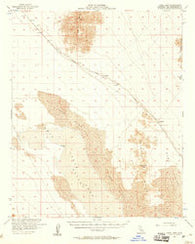 Cadiz Lake California Historical topographic map, 1:62500 scale, 15 X 15 Minute, Year 1956