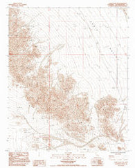 Cadiz Valley NW California Historical topographic map, 1:24000 scale, 7.5 X 7.5 Minute, Year 1984