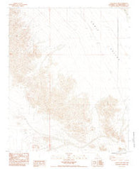 Cadiz Valley NW California Historical topographic map, 1:24000 scale, 7.5 X 7.5 Minute, Year 1984