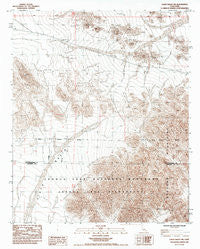 Cadiz Valley SW California Historical topographic map, 1:24000 scale, 7.5 X 7.5 Minute, Year 1985