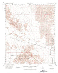 Cadiz Valley California Historical topographic map, 1:62500 scale, 15 X 15 Minute, Year 1956