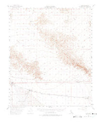 Cadiz California Historical topographic map, 1:62500 scale, 15 X 15 Minute, Year 1956